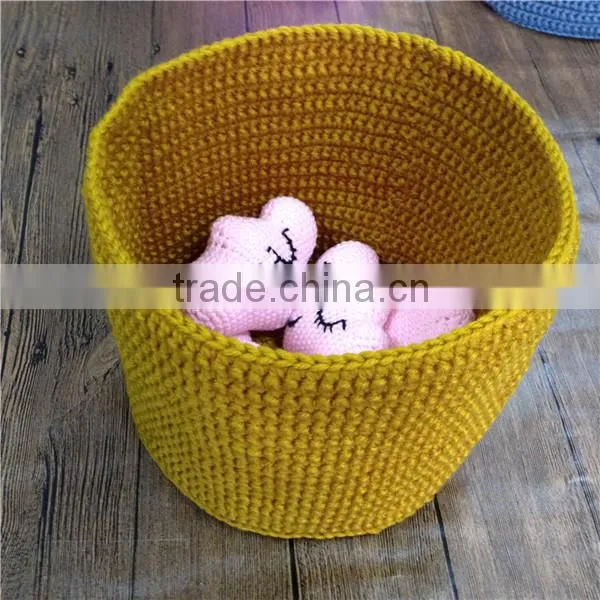 Handle Crochet Basket , Hand Crochet Basker photo-2