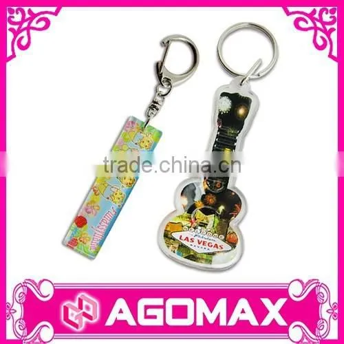 Corporate Giveaways Cheap Promotion Customized Logo Smart Printed Keychain Acrylic photo-2