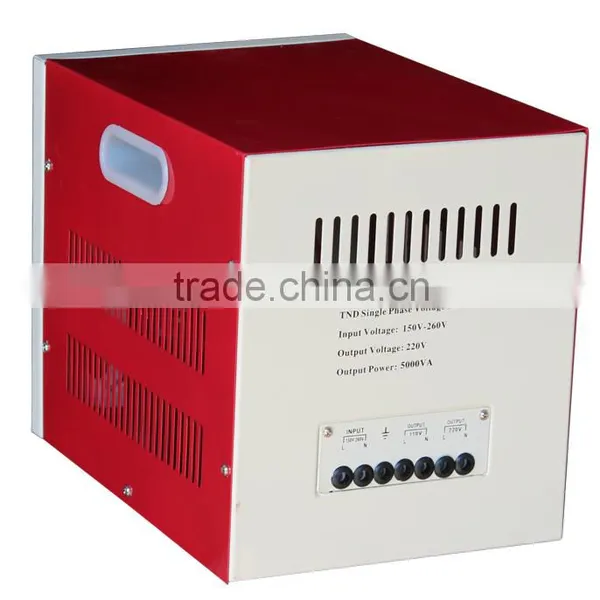 SVC/TND 5000w Single Phase High Prcision Automatic ac Voltage Stabilizer /YueQing WenZhou China photo-2