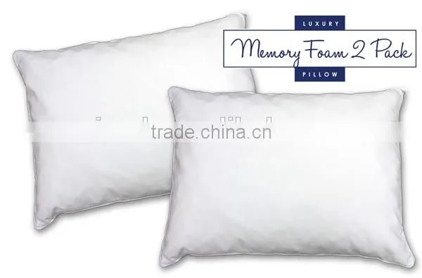 Twin Pack Shredded Memory Foam Pillow