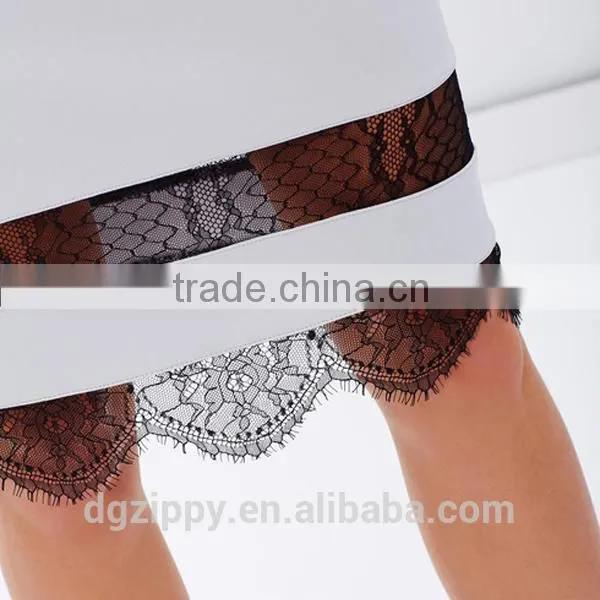 Wholesale Lace Insert Pencil Design Dress Women Clothes photo-5