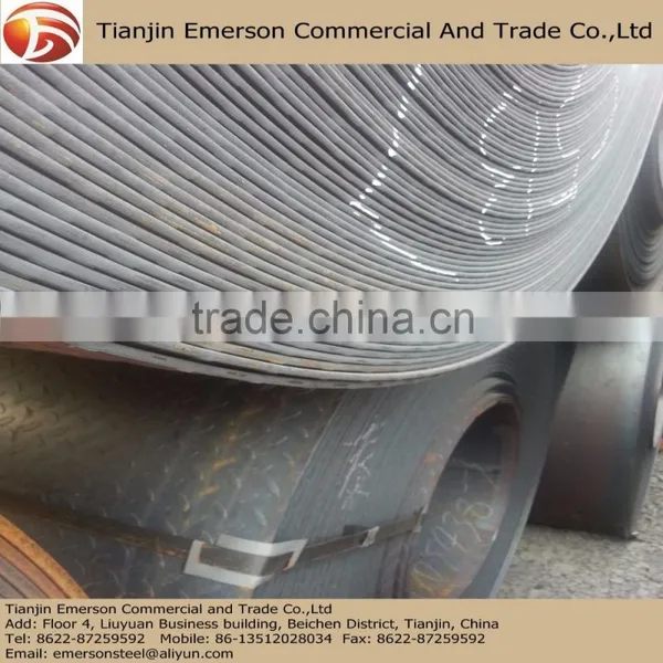A36 SS400 Q235B Stock Available 1250mm 1500mm Width Checker Plate Coils Cut to Steel Checker Plate photo-4