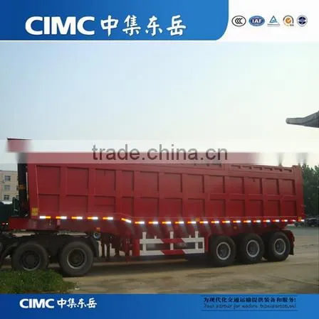 Tri-axle 40 Tons Tractor Hydraulic Dump Trailer for Sale photo-2