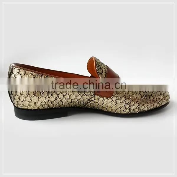2016 Men Genuine Leather Shoe Arrival Animal Leather Shoe Collections photo-3