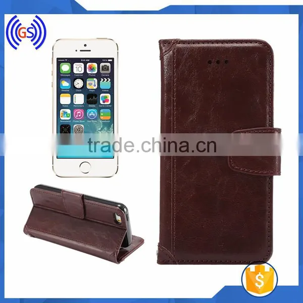 In Stock Leather Case Luxury Leather Mobile Phone Case Stand Leather Case for Iphone photo-2