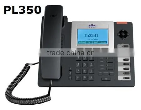 2015 Koontech Basic Voip Phone PL300 With POE SIP Phone Gateway Office IP Phone photo-5