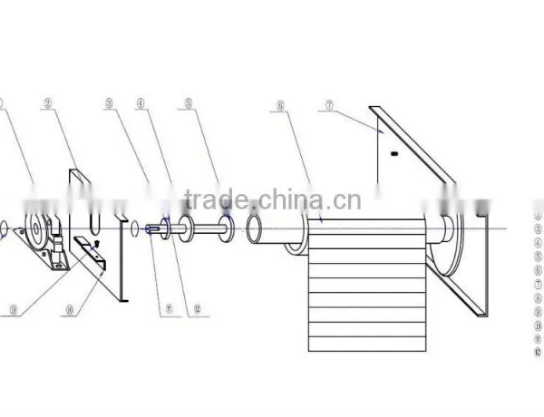 AC 1000kgs Rolling Shutter Door Motor With an Overheat Prevention Device photo-5