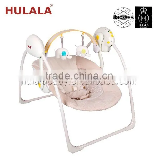 Soft Baby Automatic Cradle Rocking Swing photo-3