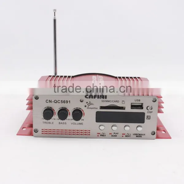 2CH Professional Digital Car Amplifier With USB SD FM Bluetooth photo-4