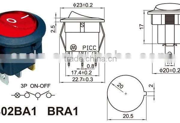 16a 30a Lighted Rocker Switch,rocker Switch Used in Desk USB Mini Fan photo-2