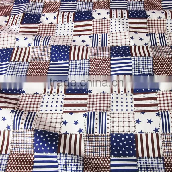 Printed Quilting Cotton Fabric Double Sided Twill 100% Cotton Fabric for Bed Sheets ,fabric and Textile