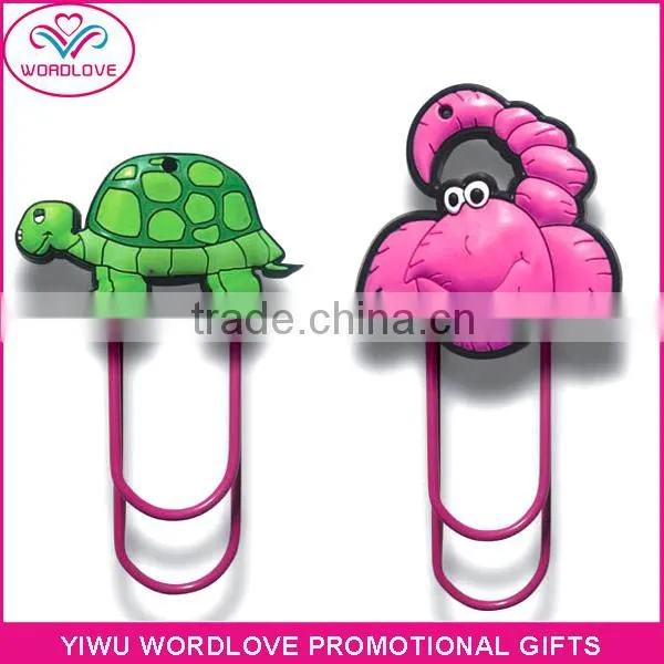 Halloween Design 3D Shaped Soft PVC Paper Clip Bookmark for Sale photo-3