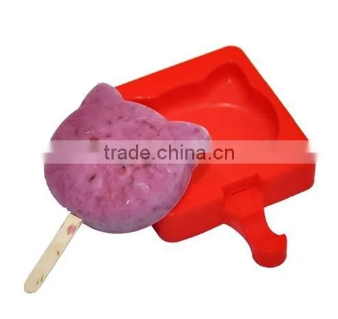 2016 Hot Summer Gadget Silicone Popsicle Mold,cute Ice Cream Tools photo-4