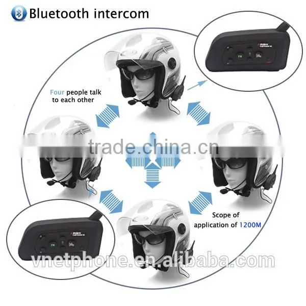 4 Riders Motorcycle Accessories Wireless Interphone for Helmet photo-3