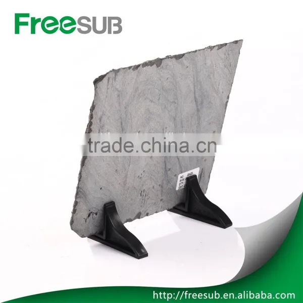 Sublimation Printed Rock Slate L20*H20*W0.9CM Blank Square Sublimation Rock Photo Frame photo-2