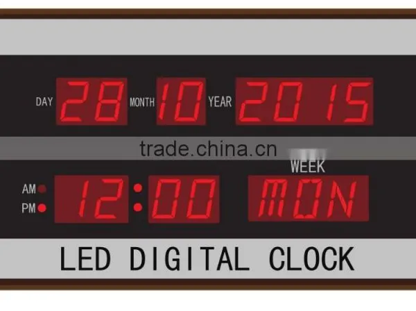 Multi-function Led Digital Wall Clock -Factory Price photo-2