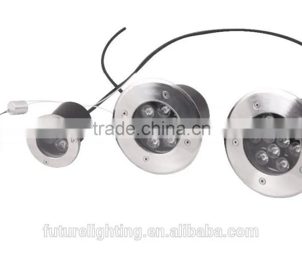 Outdoor Aluminum , Stainless Steel Housing 6W 12V Paving Led Underground Light photo-2