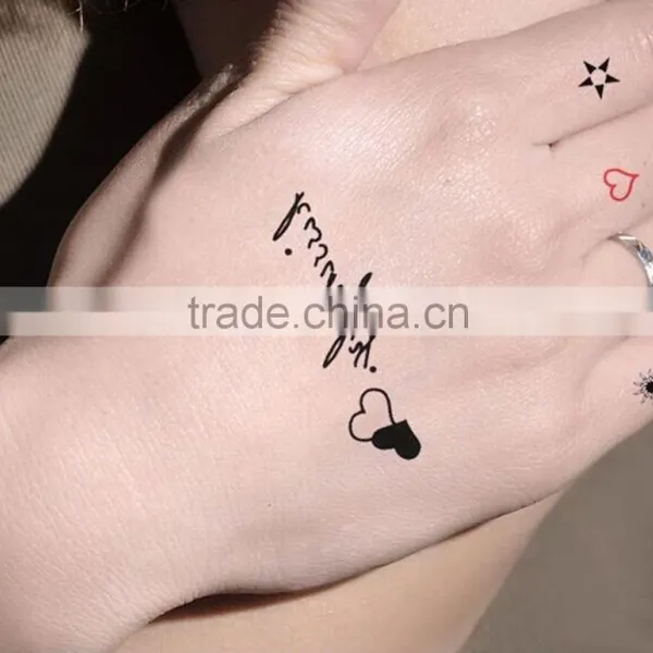 Custom Normal Self Adhesive Water Transfer Sexy Body Temporary Tattoo Sticker photo-3