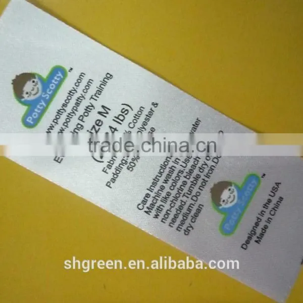 Light Surface Textile Printing Label for Blouse photo-2