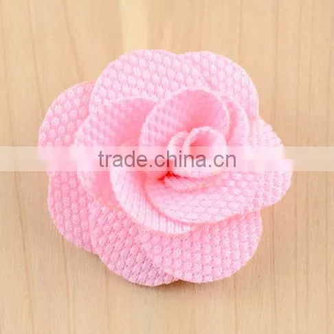 Fashion Design Exquisite Handmade Thick Linen Rose Flowers photo-6