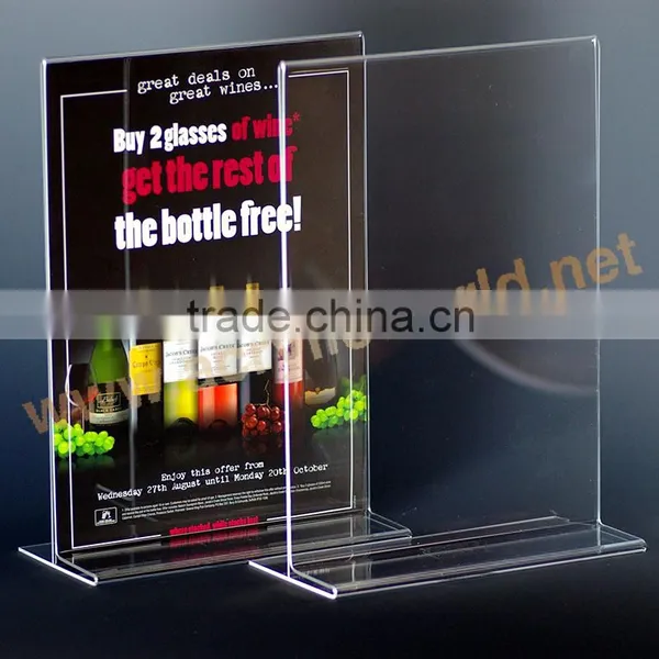Clear Plastic Menu Holder photo-4