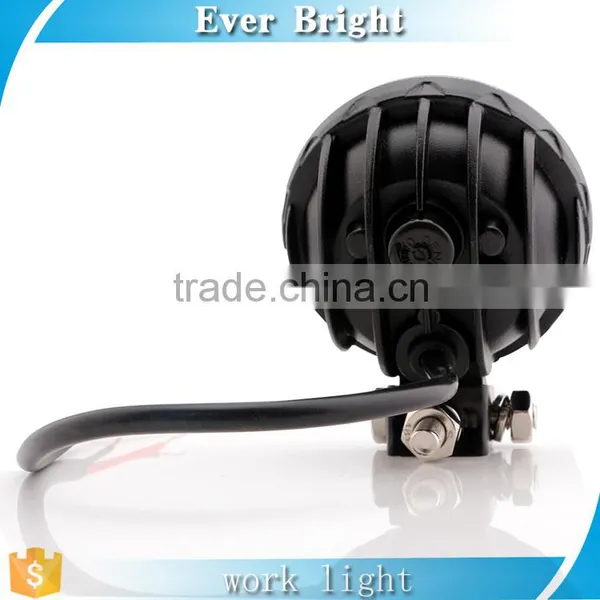 New !!! Waterproof Rate IP 67 Motorcycle Car Headlight White Light Two Types 9-16V DC 12w LED Work Light+ Angel Eyes photo-2