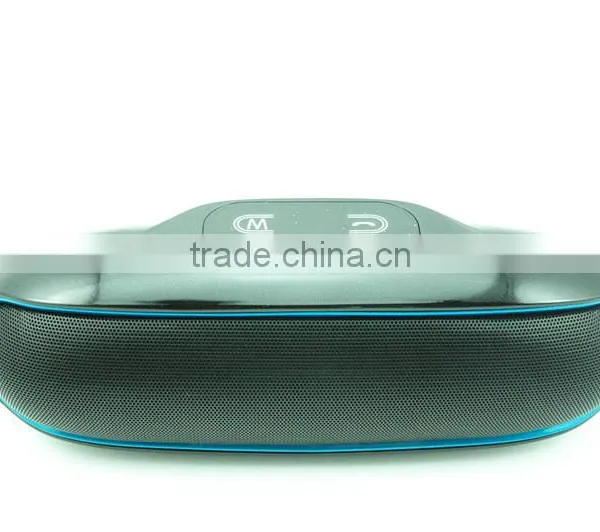 S309 Blue Color 2 Channel NFC Speaker Bluetooth Support Line in Audio Play photo-3