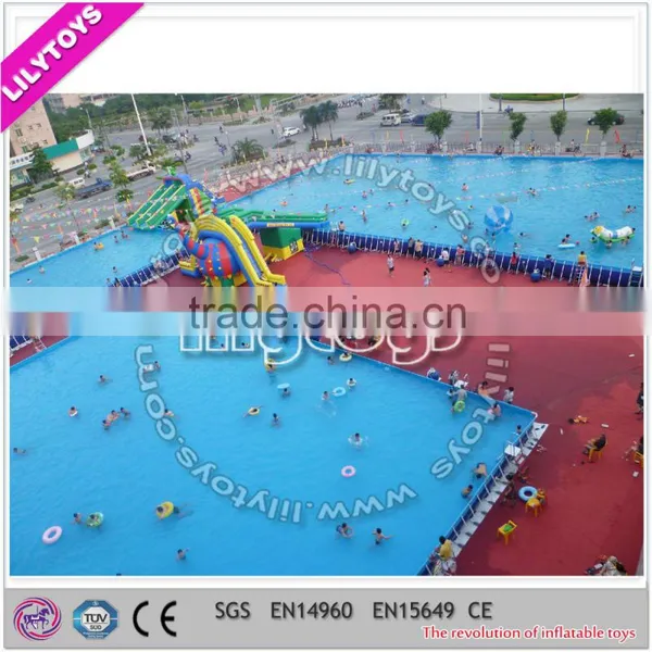 Best Quality Above Ground Stainless Steel Pools/frame Pool/inflatable Amusement Park photo-4