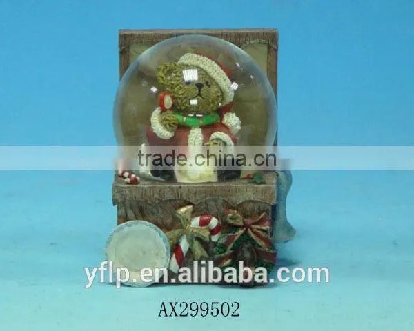 Christmas Decoration Resin Snow Globe Glass Snow Globe Crafts photo-2