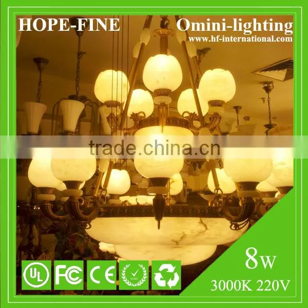 2015 Hot Selling Liquid Cooled LED Bulb Warm White 8W E27 E14 110 / 240V European Market photo-4