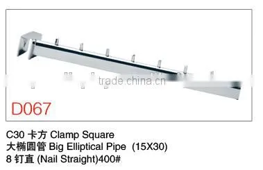 Slatwall Metal Chrome Wood/glass Shelf Brackets photo-4