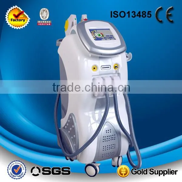 E-light Ipl Rf Nd Yag Laser Multifunction Machine/e Speckle Removal Light Ipl Rf Nd Yag Laser 4 In 1 1-50J/cm2 photo-2