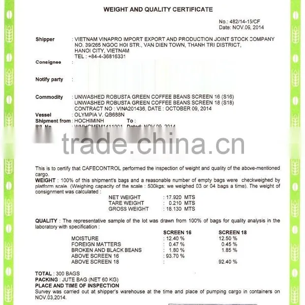 ROBUSTA COFFEE BEANS, HIGH QUALITY GOOD PRICES photo-5