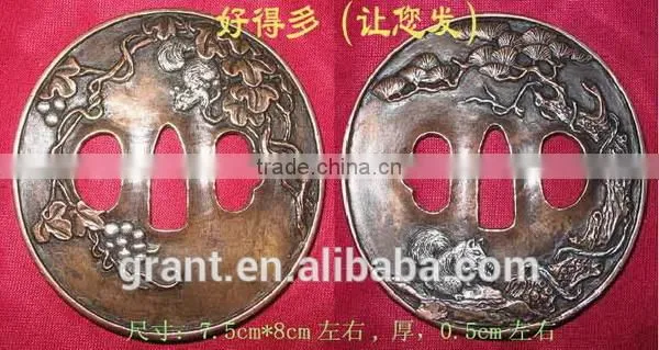 Traditional Samurai Katana Sword Set With Carbon Steel Blade and Casting Zinc Alloy Tsuba JL150 photo-3