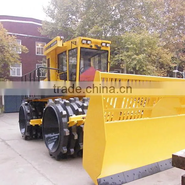 LLC233H Hydraulic Type, Four Wheel Drive Landfill Compactor. Earth-moving Equipment on Hot Sale photo-3