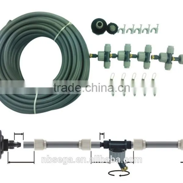 Garden Plants Irrigation Patio Cooling Mist Set Systerm photo-2
