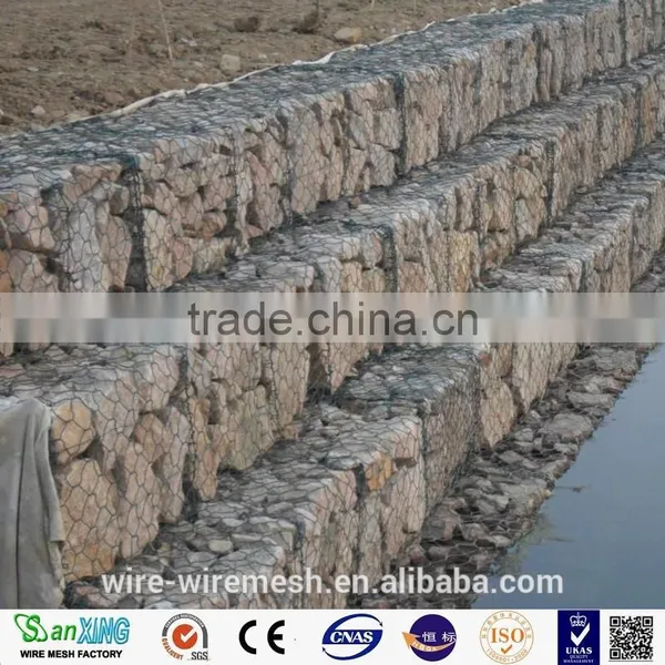 Anping Galvanized Hexagonal Wire Mesh for Flood Gabion Mesh photo-3