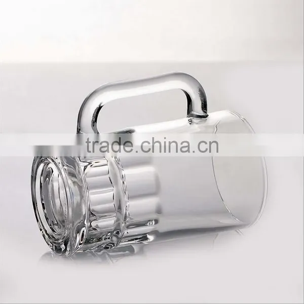 Haonai Promotional Glass Beer Mugs With Handle and Custom Logo photo-5