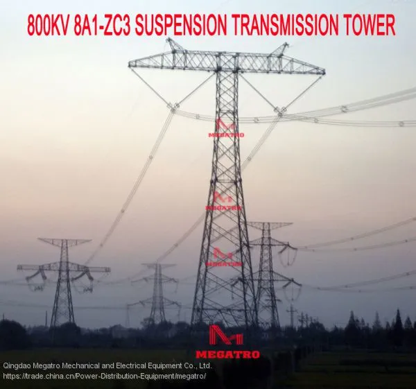 MEGATRO 800kV 8A1-ZC3 SUSPENSION TRANSMISSION TOWER photo-3