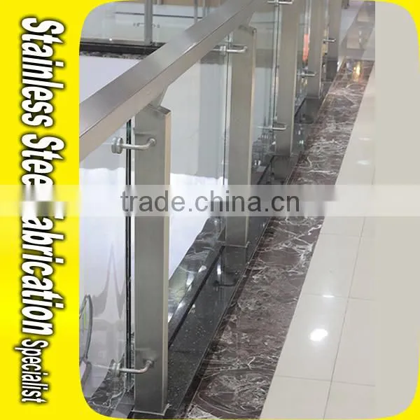 Fine Art 304 Stainless Steel Balcony Railing Design Glass photo-3