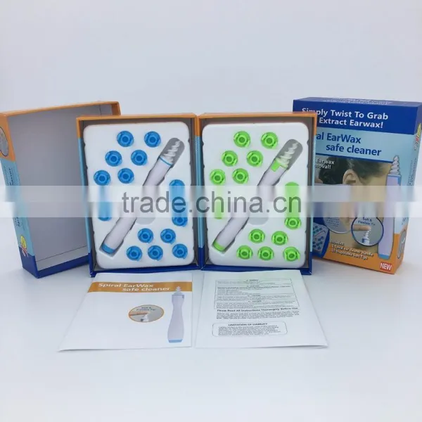 Portable Swab Disposable Earwax Removal Swab Safe Cleaner System With 16 Replacement Heads photo-4