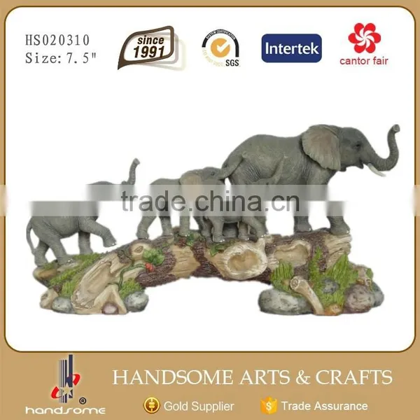 12 Inch Resin Home Decoration Holiday Gifts Animal Elephant Statues photo-3