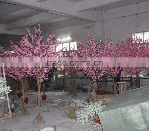 8ft Pink Silk Flower Tree Fake Blossom in Wholesale Price for Indoor Decoration photo-3
