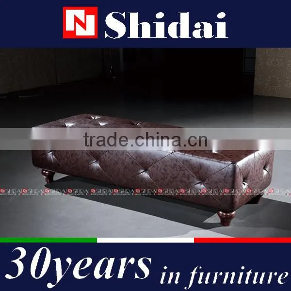Leather Ottoman, Indian Ottoman, Modern Ottoman K03
