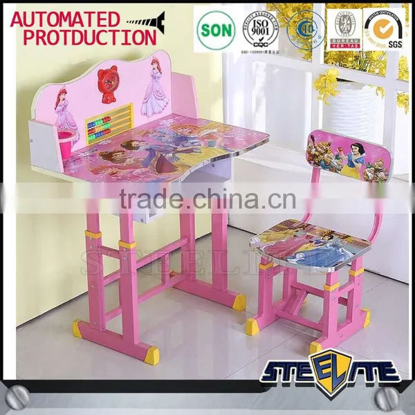 Kids Cartoon Study Table and Chair Kids Homework Table photo-5