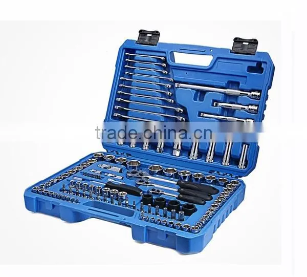 121pcs 1/4,3/8,1/2 Drive Standard Metric Socket Wrench Set photo-2