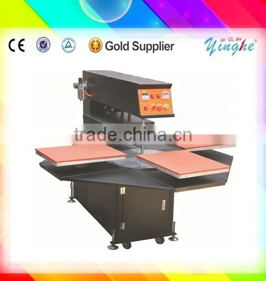 Best Quality Lowest Price Four Station Cheap Used t Shirt Heat Press Machine photo-3