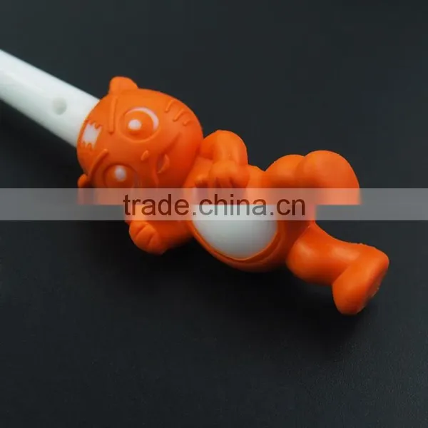 Cartoon Rubber Handle Small Head Soft Nylon Bristle Kid Toothbrush photo-5