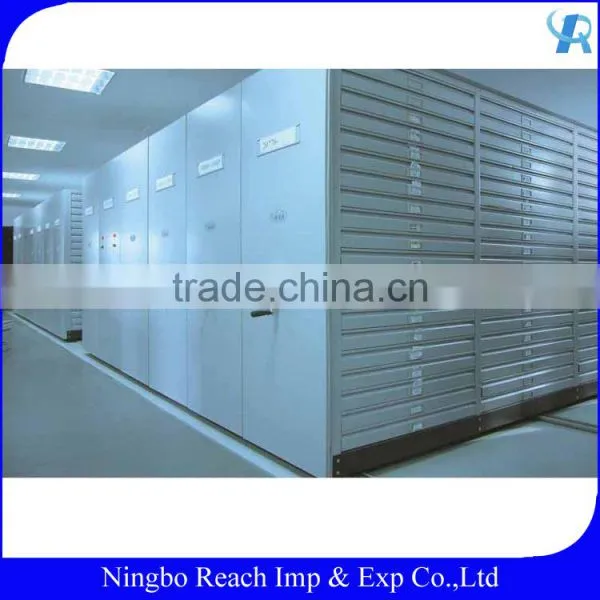 Library School Manual Movable Shelving, Double -column Shelving/ Drawing Mass Shelf photo-6