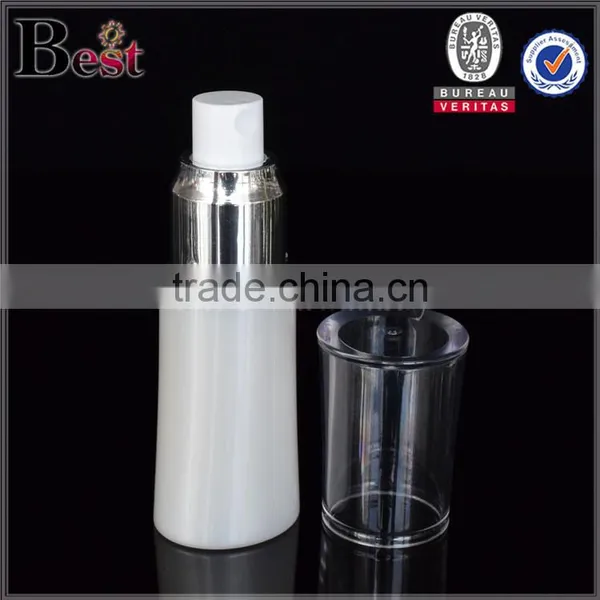 White Serum Pump 30ml Plastic Bottle High Quality Serum Plastic Bottle 30ml Wholesale photo-2
